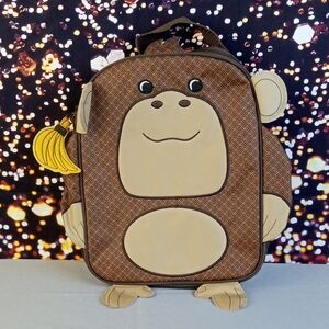 🛝 Thirty-One Brown Monkey Design Lunch Bag